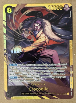 Crocodile Foil The Azure Sea's Seven Secret Rare OP14-120 One Piece CCG - Image 2