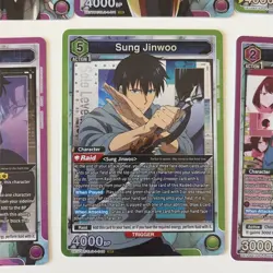 Solo Leveling Union Arena Lot of 8 SR NM 2x Sung Jinwoo Included - Image 3