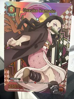 Union Arena Demon Slayer Nezuko Kamado (074) (Gold) Promo - Image 1