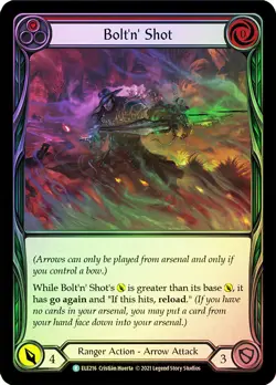 FAB RAINBOW FOIL Bolt'n Shot (Red) - Tales of Aria (1st Edition) Card # 216 - Image 1
