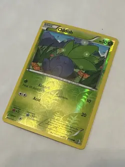 2012 Pokemon Oddish Boundaries Crossed Reverse Holo Black & White Card 1/149 NM - Image 2