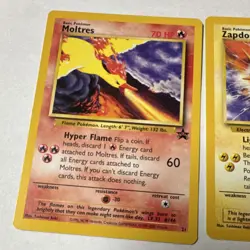 Pokemon: Zapdos, Articuno, Moltres, Legendary Birds - Promo Cards - Near Mint - Image 2