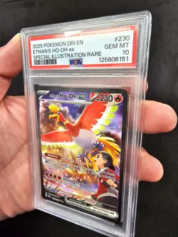 Pokemon TCG Ethan's Ho-Oh EX SIR CARD 230/182 RARE ENDING CERT #151 PSA 10 - Image 2