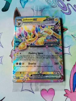 Pokemon TCG Jolteon EX 030/131 Prismatic Evolutions Stamped Promo Card Sealed - Image 3