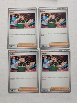x4 Card Playset - Pokemon TCG - Scarlet & Violet - Judge - 176/198 - Image 1