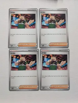 x4 Card Playset - Pokemon TCG - Scarlet & Violet - Judge - 176/198 - Image 2