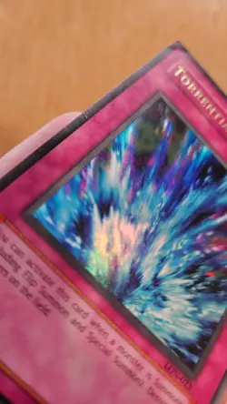 Heavily Played Unlimited Ultra Rare Torrential Tribute LON-025 YuGiOh card - Image 5