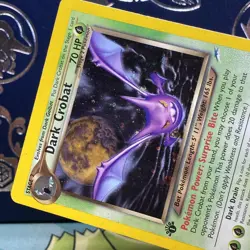 Pokemon Card - DARK CROBAT #2/105 HOLO NEO DESTINY 1ST EDITION YEAR 2002 MP - Image 3