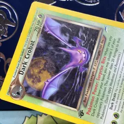 Pokemon Card - DARK CROBAT #2/105 HOLO NEO DESTINY 1ST EDITION YEAR 2002 MP - Image 4