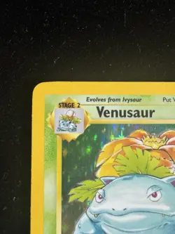Venusaur 15/102 Holo Base Set Pokemon Card WOTC LP-NM - Image 2