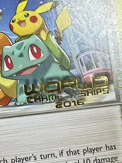 2016 Champions Festival ENGLISH Pokemon World Championships XY176 Promo Card - Image 4