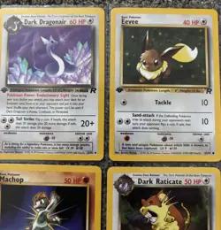 Pokemon TCG Team Rocket First Editions - NM/LP Card Lot - Image 3