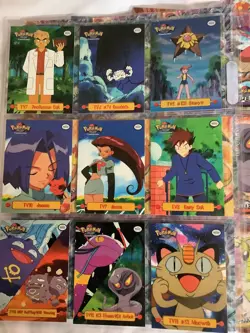 Pokemon Topps Cards Complete Set 1999 Series 1 TV Animation 90 Card Lot - Image 3