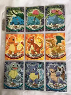 Pokemon Topps Cards Complete Set 1999 Series 1 TV Animation 90 Card Lot - Image 4