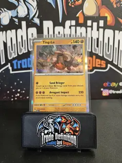 POKEMON TCG: TING-LU 109/182 PARADOX RIFT HOLO RARE CARD NM - Image 1