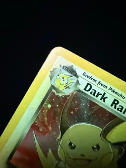 Dark Raichu 83/82 Holo Rare Team Rocket Secret Rare Pokemon Card WOTC 2000 LP - Image 4