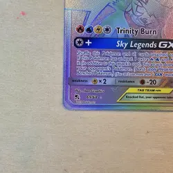Moltres Zapdos Articuno GX 69/68 Sun Moon Hidden Fates Full Art NM Pokemon Card - Image 5