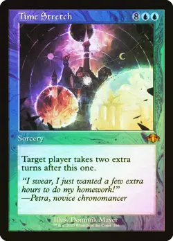 MTG FOIL Time Stretch Retro - Dominaria Remastered #294 - Image 1
