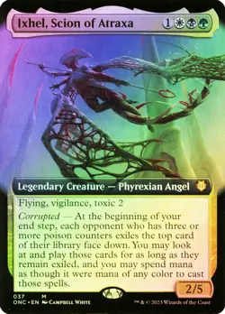 MTG FOIL Ixhel, Scion of Atraxa Extended Art - Phyrexia: All Will Be One - Image 1