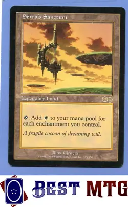 Magic The Gathering MTG Serra's Sanctum 325 #C Urza's Saga - Image 1