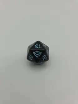 MTG X Lord Of The Rings Prerelease D20 Die - Blue - Image 1