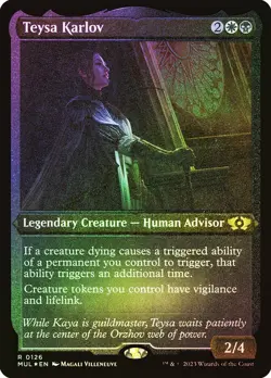 MTG FOIL ETCHED Teysa Karlov - Multiverse Legends #126 - Image 1