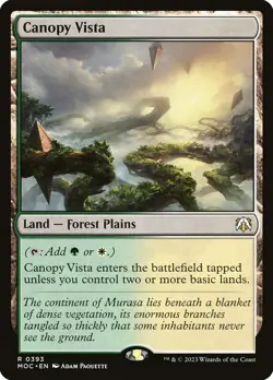 MTG Canopy Vista - March of the Machine Commander #393 - Image 1