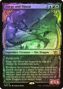 MTG FOIL Zurgo and Ojutai Showcase - March of the Machine #319 - Image 1