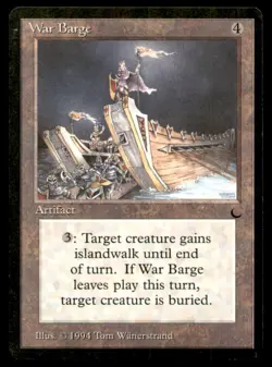 War Barge LP Light Play The Dark MTG [6664] - Image 1
