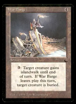 War Barge LP Light Play The Dark MTG [6659] - Image 1