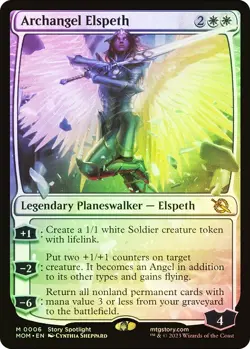 MTG FOIL Archangel Elspeth - March of the Machine #6 - Image 1