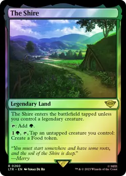 MTG FOIL The Shire - The Lord of the Rings #260 - Image 1