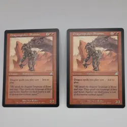 2x Dragonspeaker Shaman Scourge Magic The Gathering Pair - Image 1
