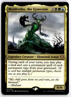 Muldrotha, the Gravetide NM ECC Commander: Lorwyn Eclipsed MTG - Image 1