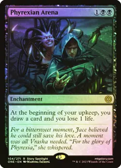 MTG FOIL Phyrexian Arena - Phyrexia: All Will Be One #104 - Image 1