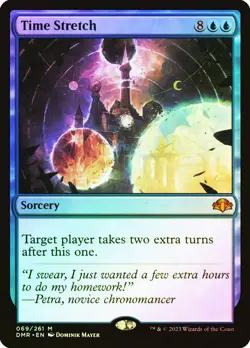 MTG FOIL Time Stretch - Dominaria Remastered #069 - Image 1
