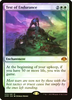 MTG FOIL Test of Endurance - Dominaria Remastered #032 - Image 1