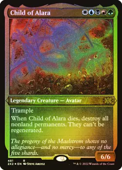 MTG FOIL ETCHED Child of Alara - Double Masters 2022 #481 - Image 1