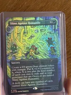 Magic: The Gathering Slime Against Humanity Foil Rare TMNT Secret Lair 7078 - Image 1