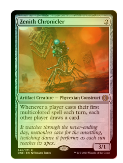 Zenith Chronicler FOIL Phyrexia: All Will Be One MTG - Image 1