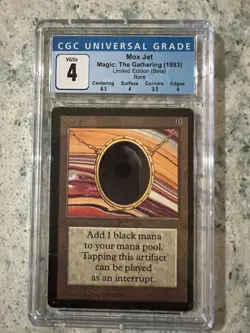 Mox Jet - Beta - MTG - Magic the Gathering - Graded - Image 1