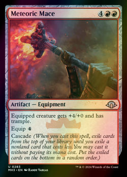 MTG Meteoric Mace Foil ** Modern Horizons 3 ** English (NM) - Image 1