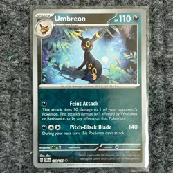 Pokemon Obsidian Flames Umbreon 130/197 Uncommon NM/Mint - Image 1