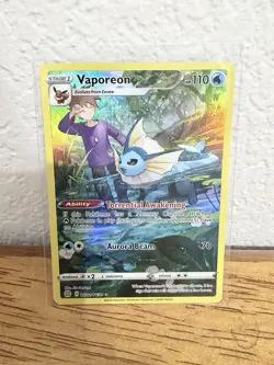 2022 Pokemon Brilliant Stars Vaporeon - TG02/TG30 - Image 1