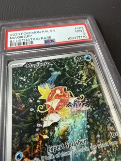 Pokemon Magikarp Paldea Evolved Illustration Rare 203/193 PSA 9 - Image 2