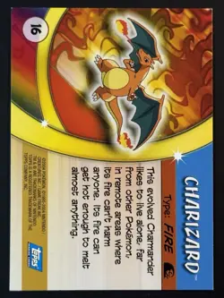 Pokemon Charizard #16 Topps Advanced Challenge - LP - Image 3