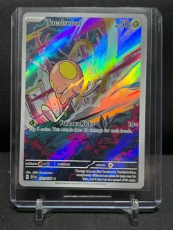 Toedscool 201/198 IR Illustration Rare Holo Pokemon 2023 Scarlet & Violet NM - Image 1