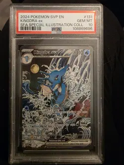 Pokemon Kingdra ex 131 Holo Promo Scarlet & Violet PSA 10 Special Illustration - Image 1