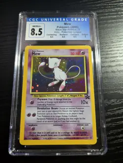 Pokemon TCG Mew *GRADED HOLO* 2000 NM/Mint+ CGC 8.5 #9 - Image 3