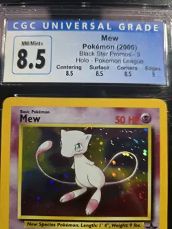 Pokemon TCG Mew *GRADED HOLO* 2000 NM/Mint+ CGC 8.5 #9 - Image 4